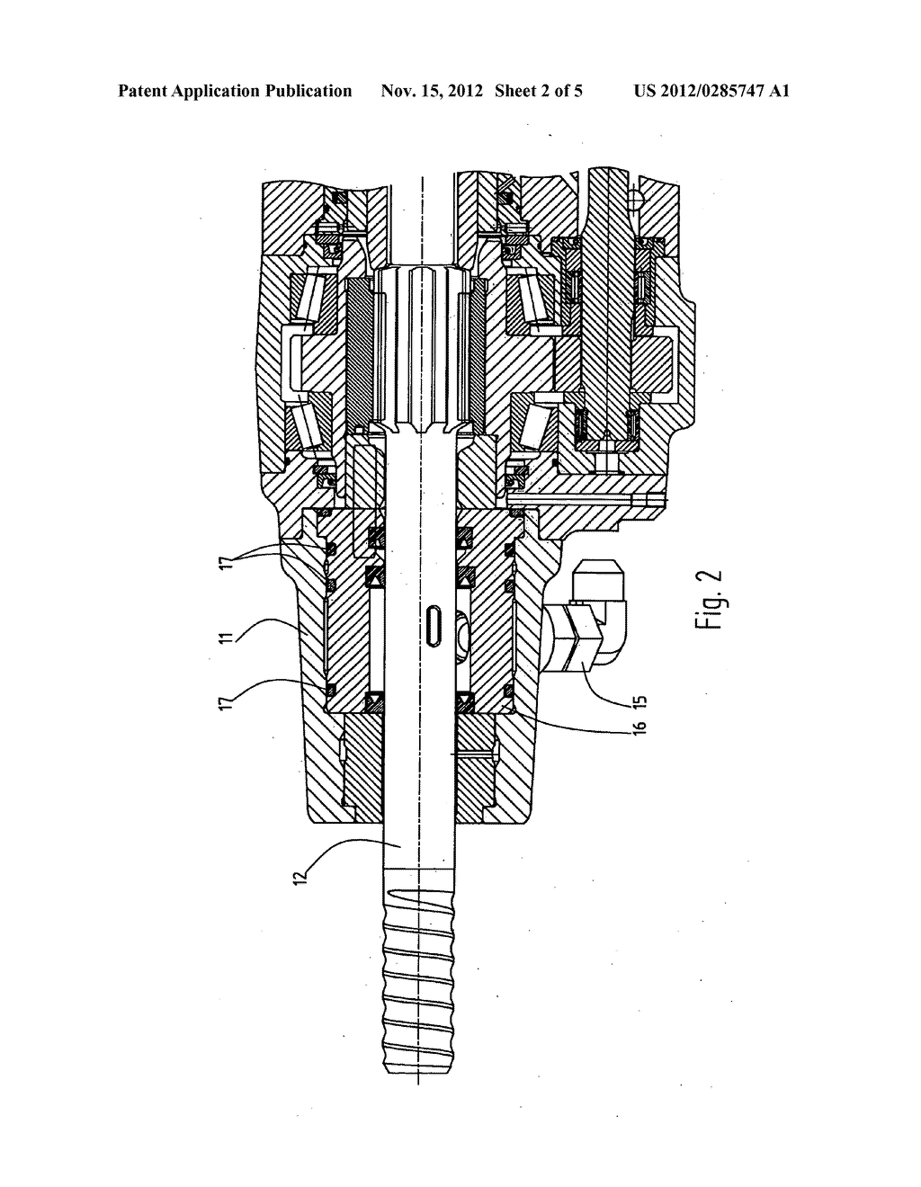 PERCUSSION ROCK DRILLING MACHINE AND DRILL RIG - diagram, schematic, and image 03