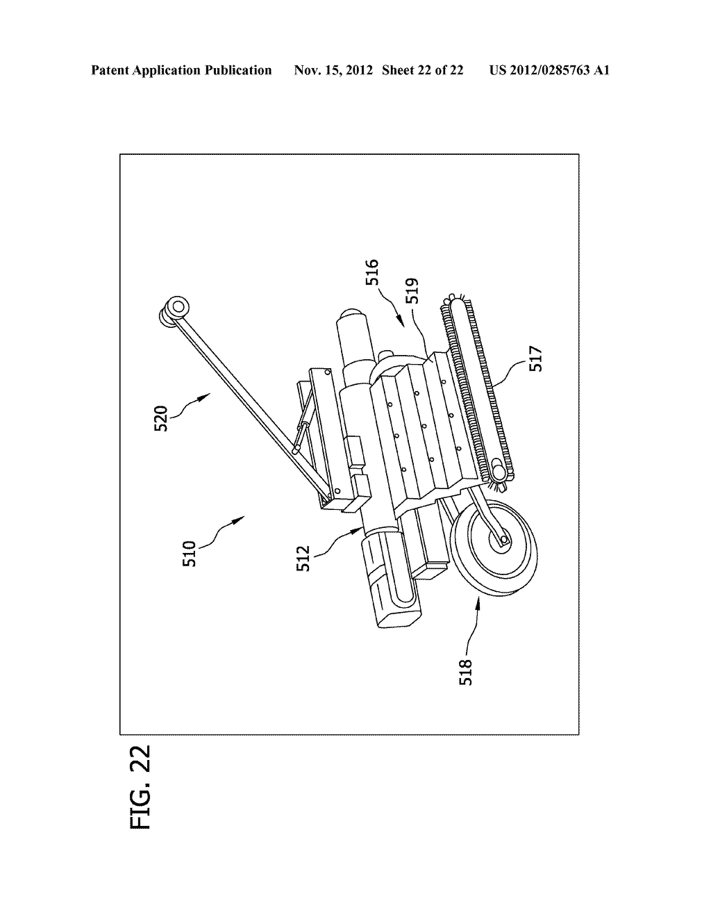 ROBOT FOR USE IN A PASSAGEWAY HAVING AN OBLONG SECTION - diagram, schematic, and image 23