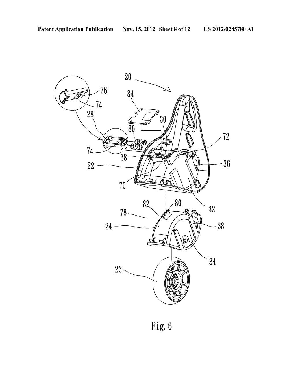 FAST DETACHABLE SIDE WHEEL DEVICE - diagram, schematic, and image 09