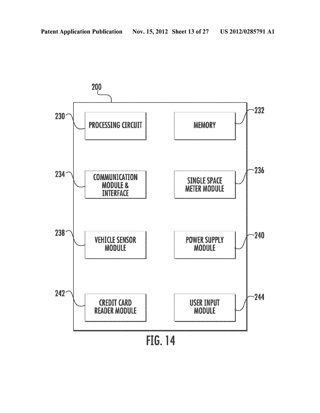 MULTIFUNCTIONAL ELECTRONIC PARKING METER - diagram, schematic, and image 14