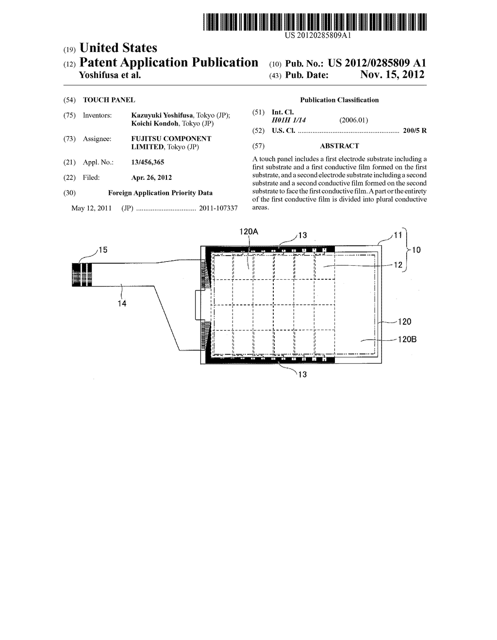 TOUCH PANEL - diagram, schematic, and image 01