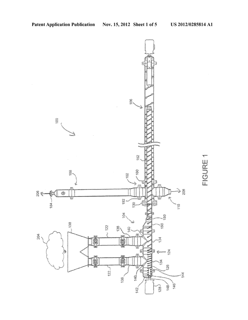 RECIPROCATING REACTOR AND METHODS FOR THERMAL DECOMPOSITION OF     CARBONACEOUS FEEDSTOCK - diagram, schematic, and image 02