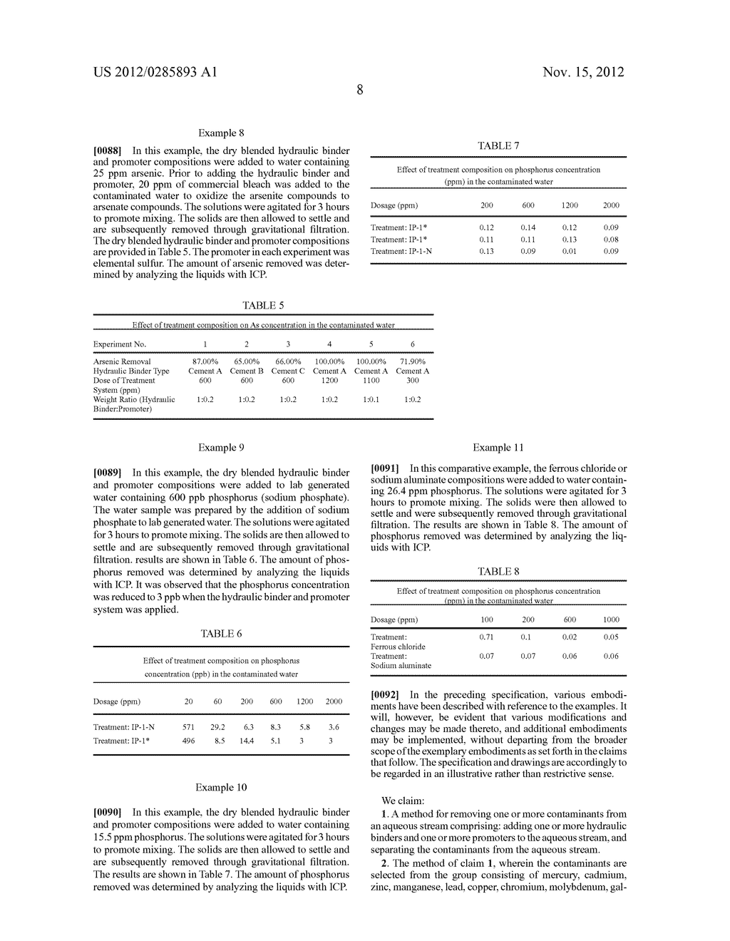 METHODS FOR REMOVING CONTAMINANTS FROM AQUEOUS SYSTEMS - diagram, schematic, and image 12