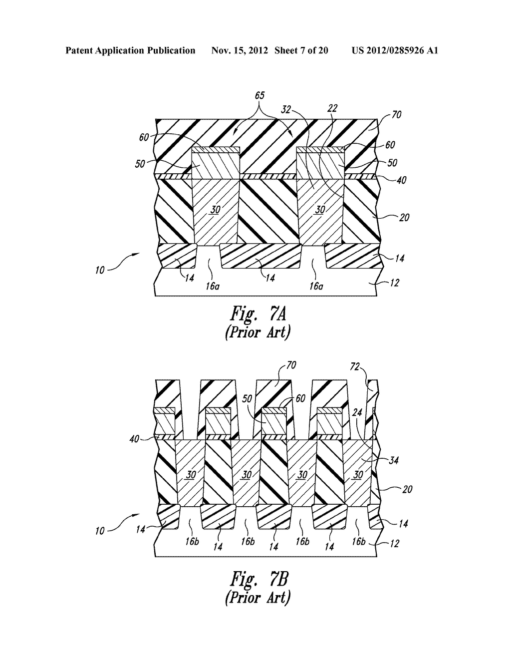 DUAL-DAMASCENE BIT LINE STRUCTURES FOR MICROELECTRONIC DEVICES AND METHODS     OF FABRICATING MICROELECTRONIC DEVICES - diagram, schematic, and image 08