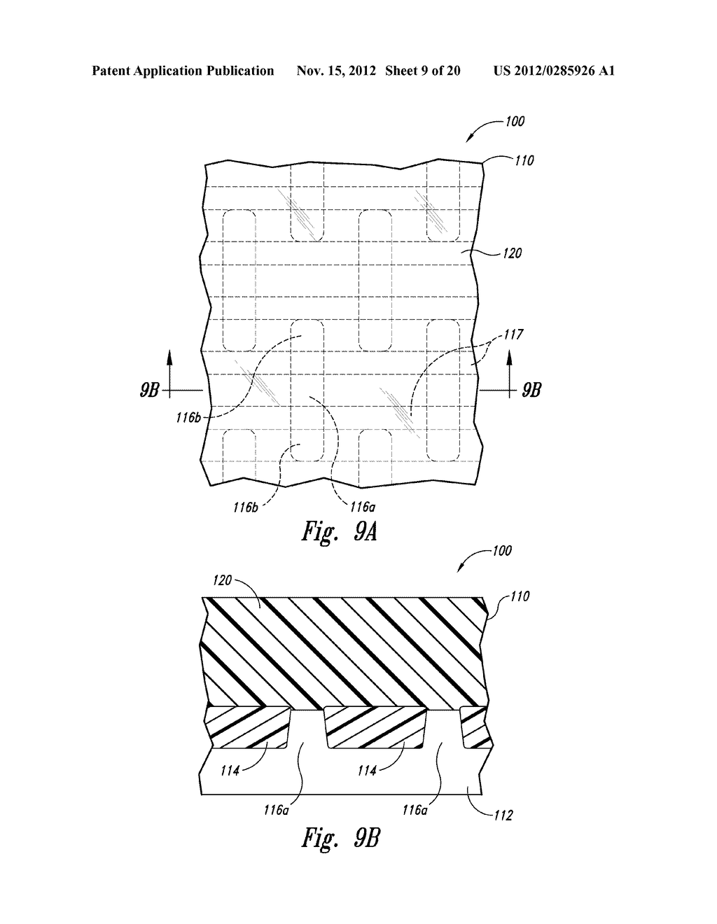 DUAL-DAMASCENE BIT LINE STRUCTURES FOR MICROELECTRONIC DEVICES AND METHODS     OF FABRICATING MICROELECTRONIC DEVICES - diagram, schematic, and image 10