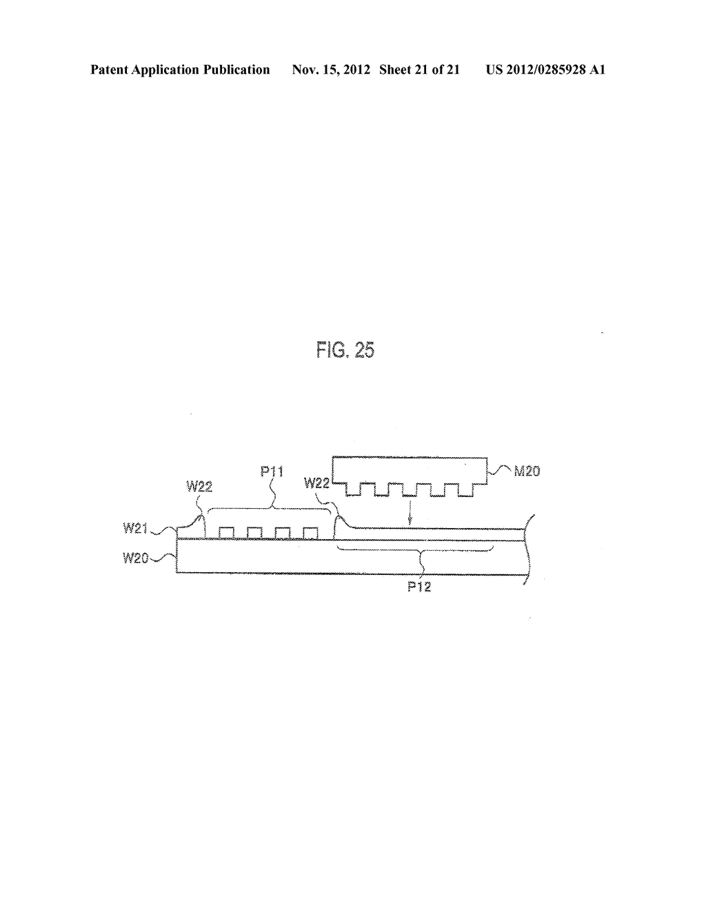 METHOD OF FORMING MICROPATTERN, DIE FORMED BY THIS METHOD OF FORMING     MICROPATTERN, TRANSFER METHOD AND MICROPATTERN FORMING METHOD USING THIS     DIE - diagram, schematic, and image 22