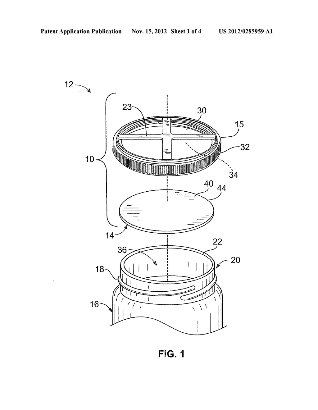 CLOSURE FOR USE IN HOT-FILL CONTAINERS - diagram, schematic, and image 02