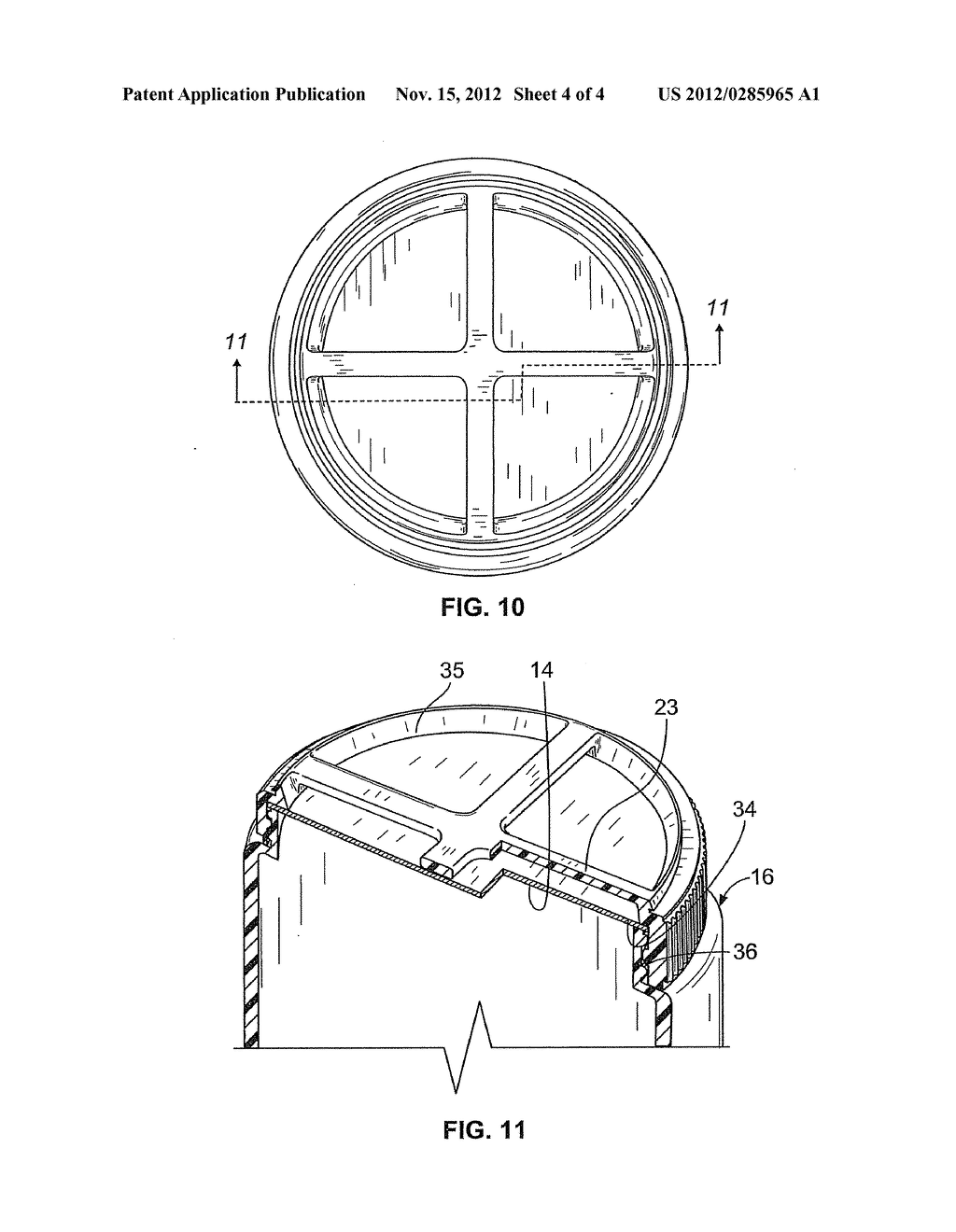 TWO-PIECE CLOSURE FOR USE IN HOT-FILL CONTAINERS - diagram, schematic, and image 05