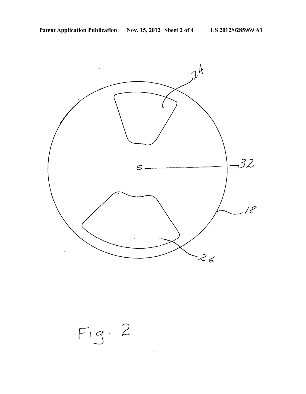 Dual compartment snack container - diagram, schematic, and image 03