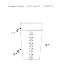 CONTAINER JACKET FOR A BEVERAGE GLASS diagram and image