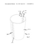 CONTAINER JACKET FOR A BEVERAGE GLASS diagram and image