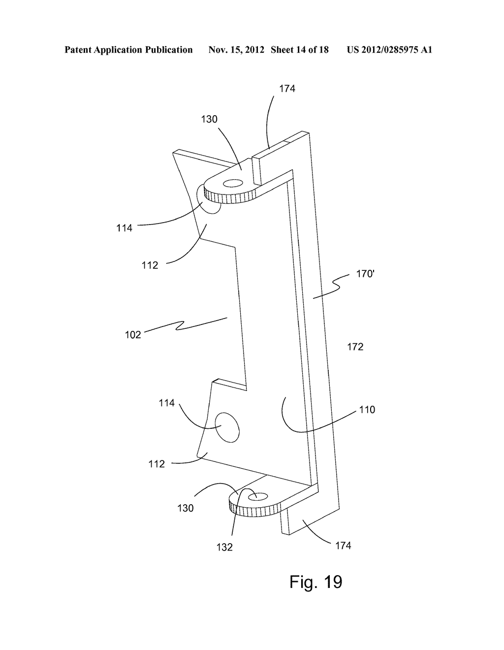 Portable manway cover hinge device - diagram, schematic, and image 15