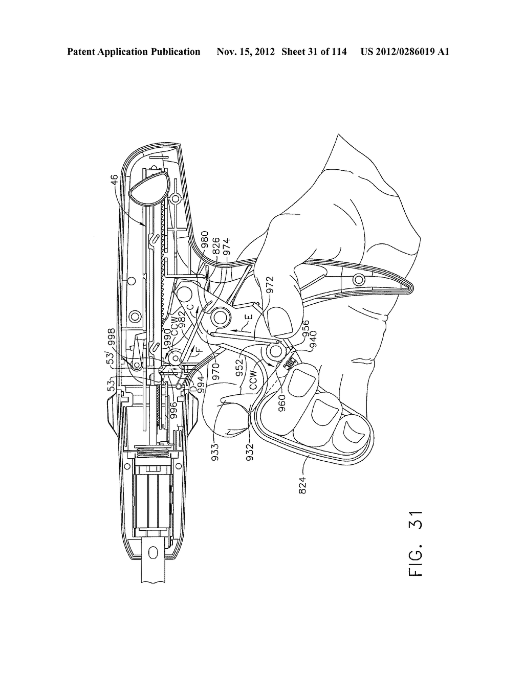 SURGICAL STAPLING APPARATUS WITH LOAD-SENSITIVE FIRING MECHANISM - diagram, schematic, and image 32