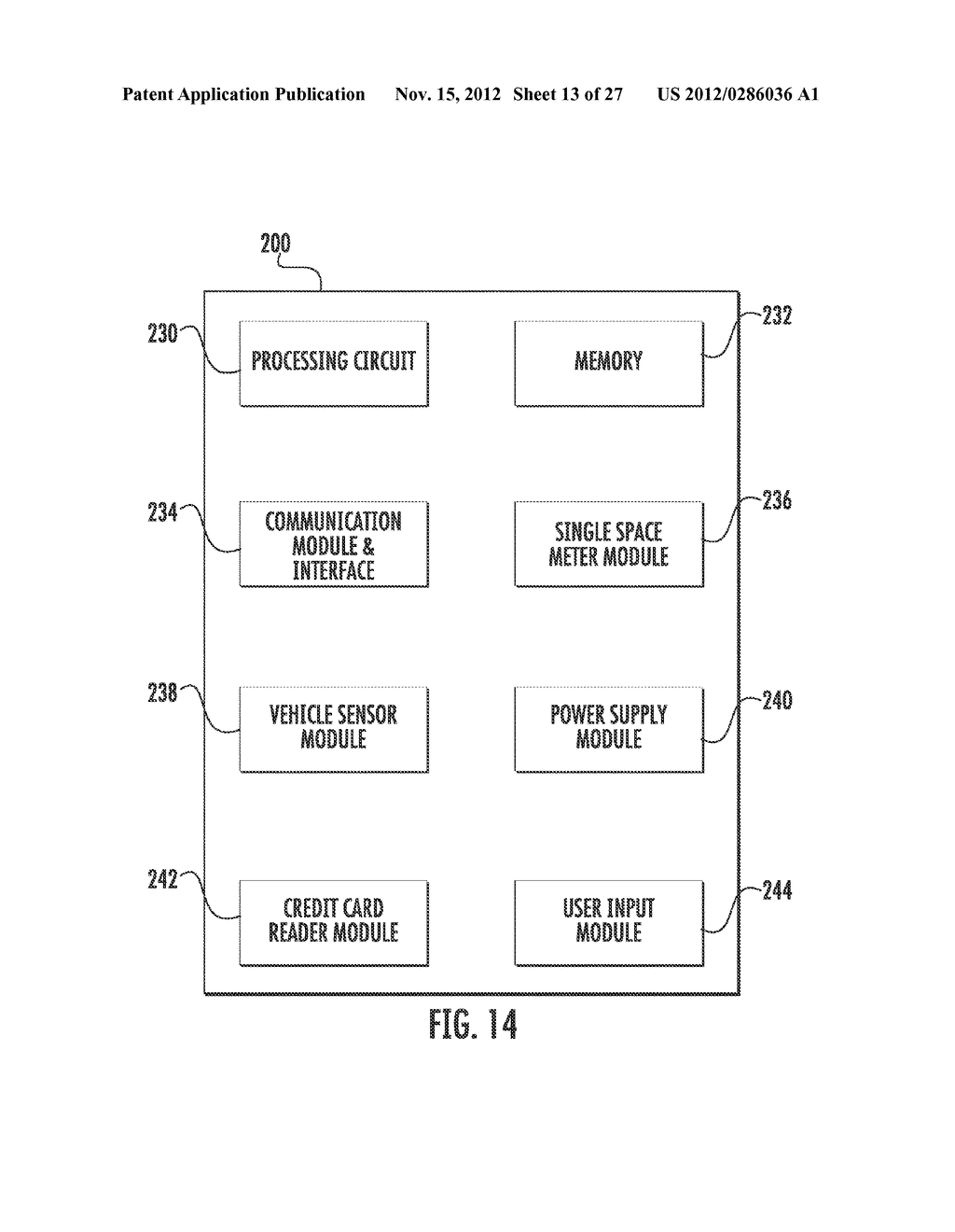 CONTROL SYSTEM FOR WIRELESS COMMUNICATION PARKING METER - diagram, schematic, and image 14