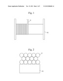 BOBBIN FOR LAYER WINDING OF SUPERCONDUCTING WIRE AND LAYER WINDING METHOD     USING THE SAME diagram and image