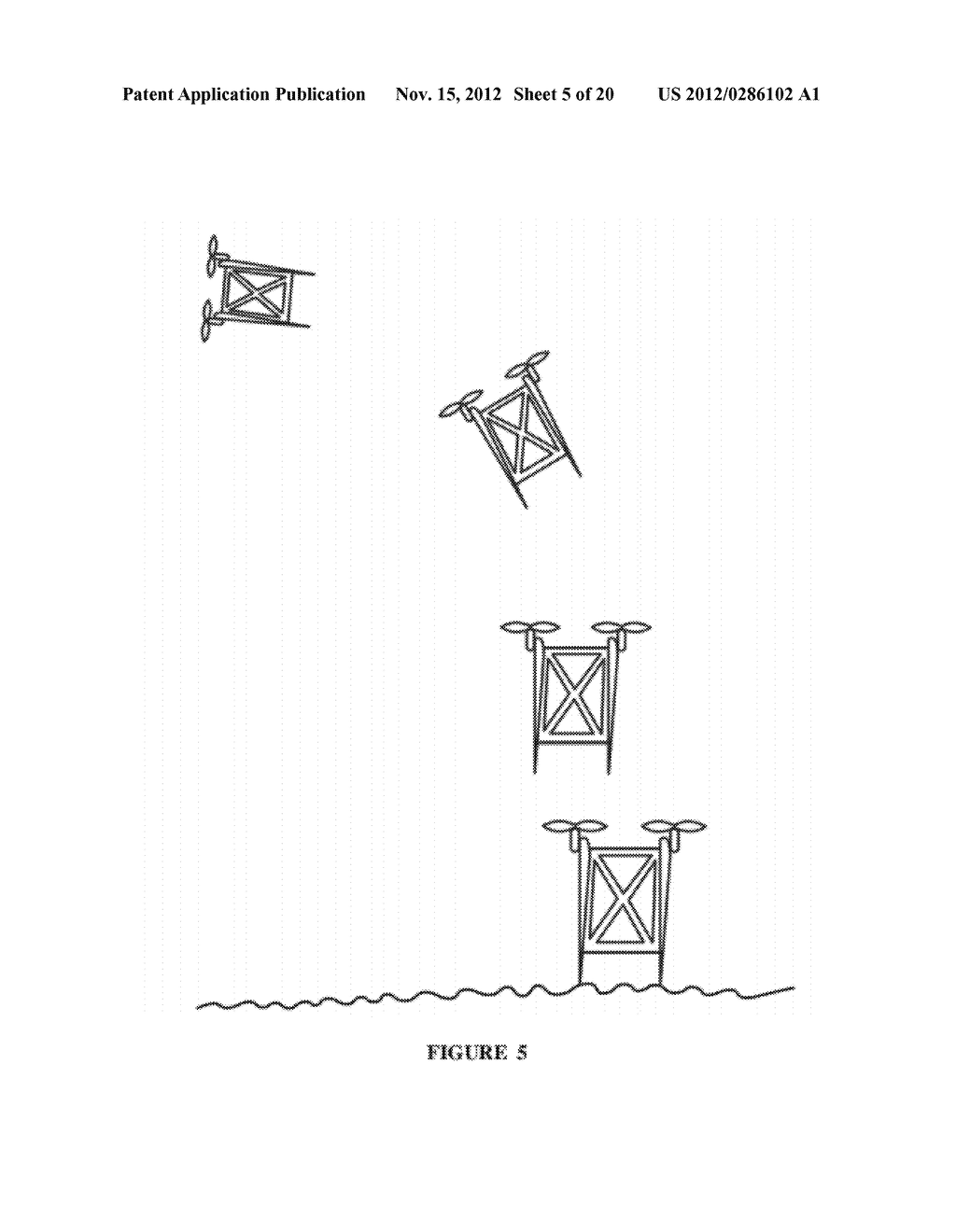 REMOTELY CONTROLLED VTOL AIRCRAFT,  CONTROL SYSTEM FOR CONTROL OF TAILLESS     AIRCRAFT, AND SYSTEM USING SAME - diagram, schematic, and image 06