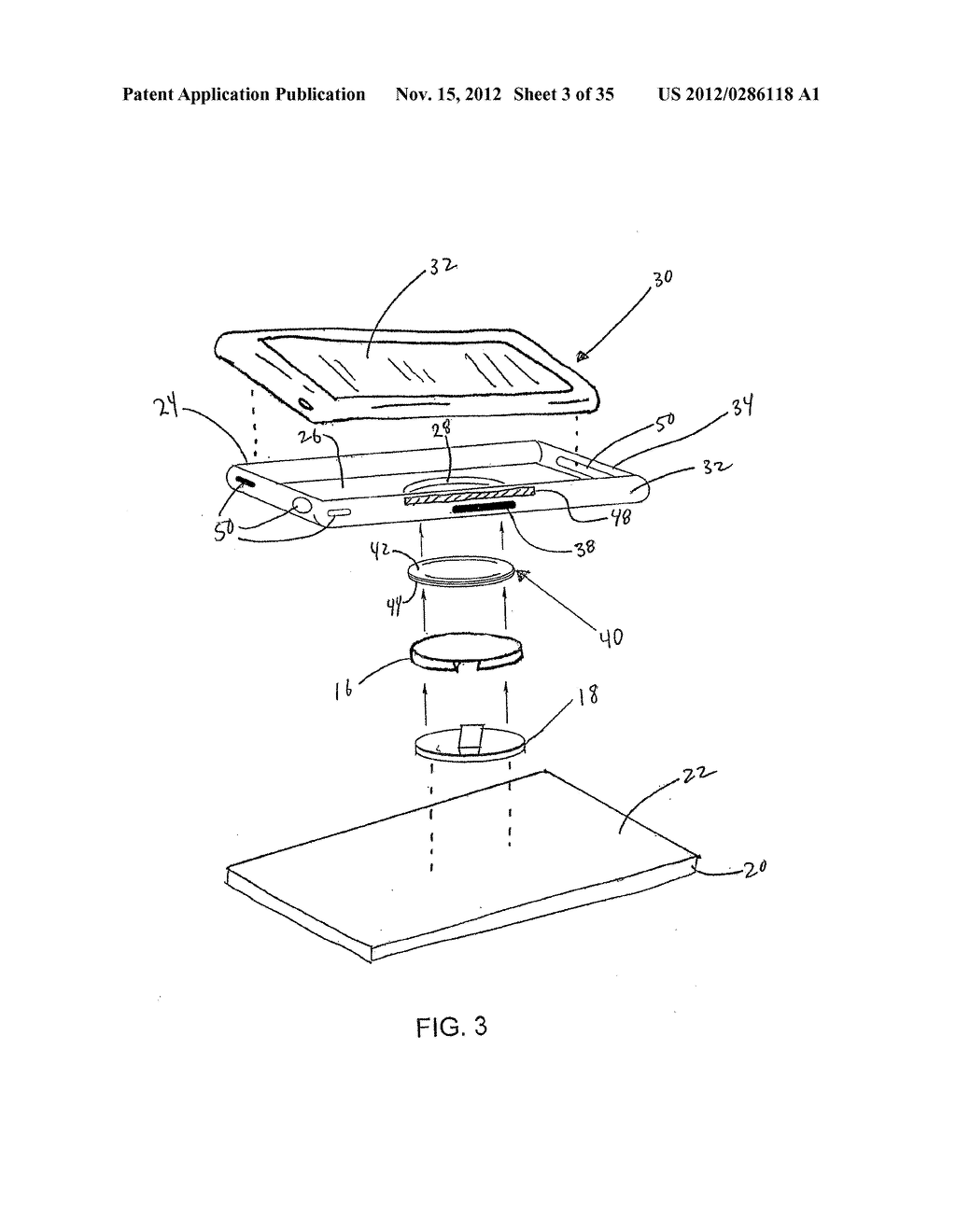 HANDS-FREE SYSTEMS FOR ATTACHING A PERSONAL ELECTRONIC DEVICE AND METHODS     FOR USING THE SAME - diagram, schematic, and image 04