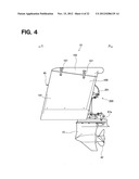 STEERING DEVICE OF OUTBOARD MOTOR diagram and image