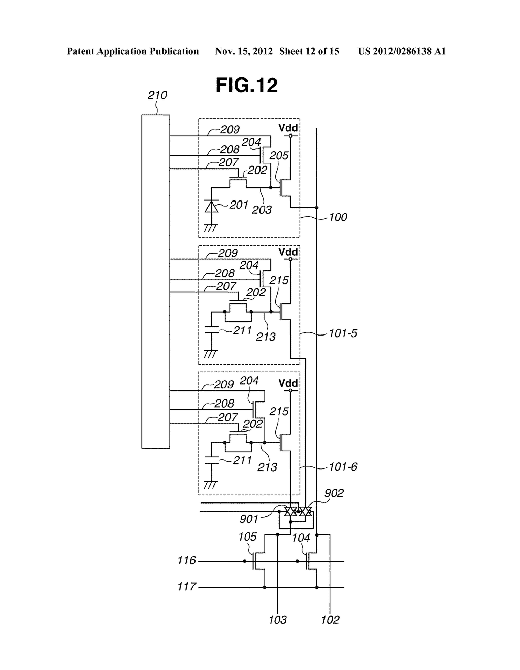 SOLID-STATE IMAGING DEVICE, DRIVING METHOD THEREOF, AND SOLID-STATE     IMAGING SYSTEM - diagram, schematic, and image 13