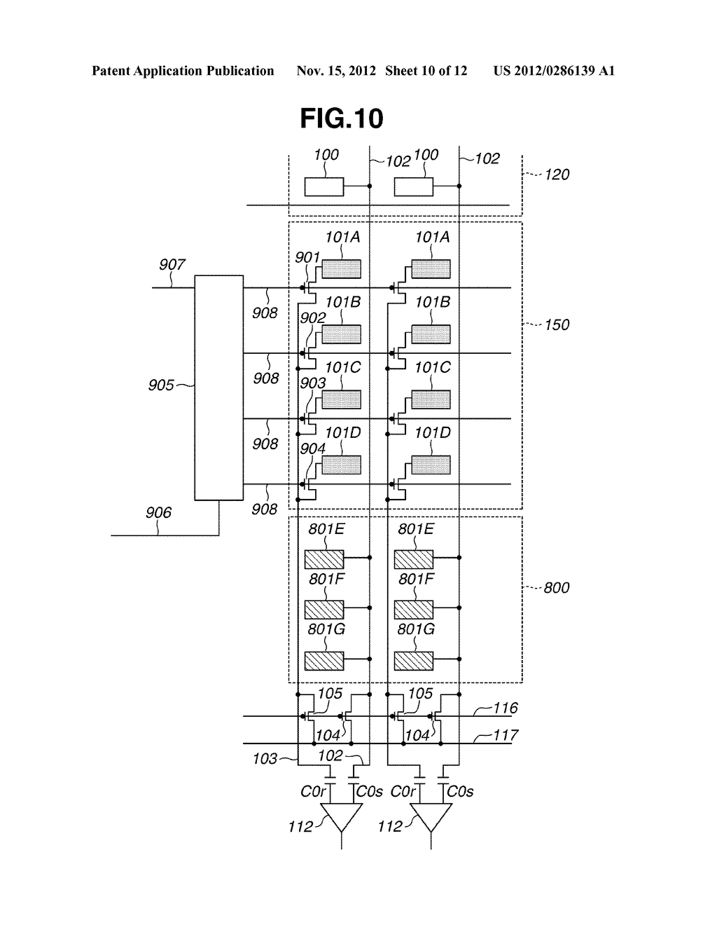 SOLID-STATE IMAGING DEVICE, METHOD FOR DRIVING SOLID-STATE IMAGING DEVICE,     AND SOLID-STATE IMAGING SYSTEM - diagram, schematic, and image 11