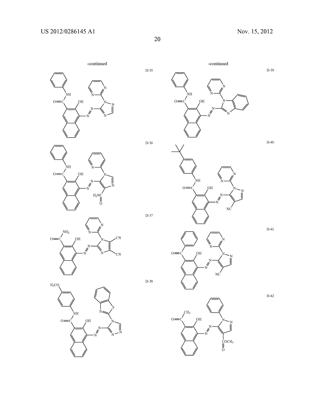 PIGMENT DISPERSION COMPOSITION, COLORED CURABLE COMPOSITION, COLOR FILTER     FOR SOLID-STATE IMAGE SENSOR AND METHOD OF PRODUCING THE SAME, AND     SOLID-STATE IMAGE SENSOR - diagram, schematic, and image 21