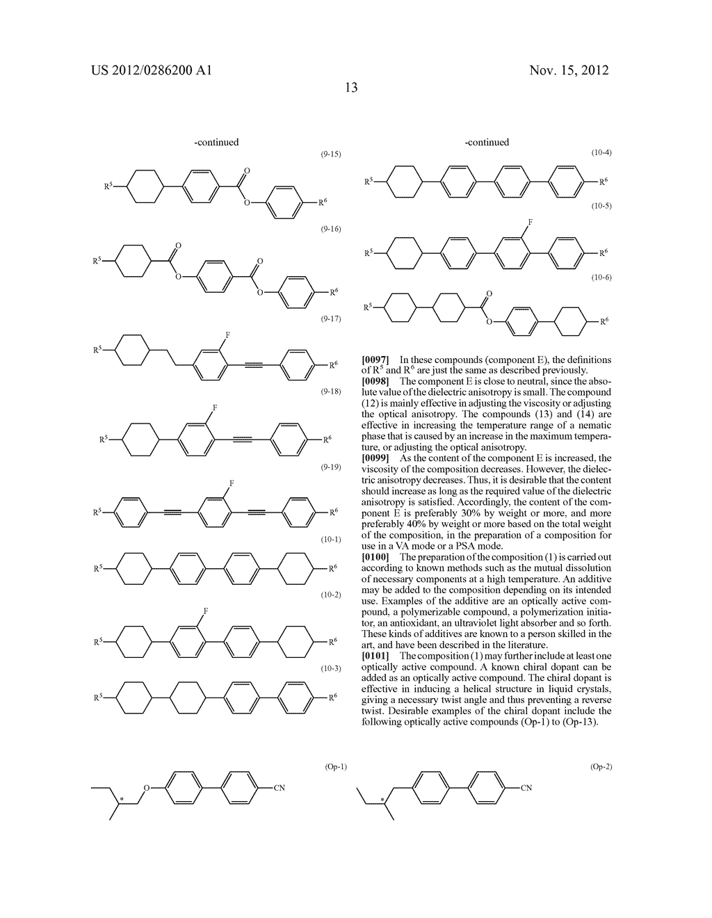 COMPOUND HAVING BICYCLO[3.3.0]OCTANE-2,6-DIYL, LIQUID CRYSTAL COMPOSITION     AND LIQUID CRYSTAL DISPLAY DEVICE - diagram, schematic, and image 14