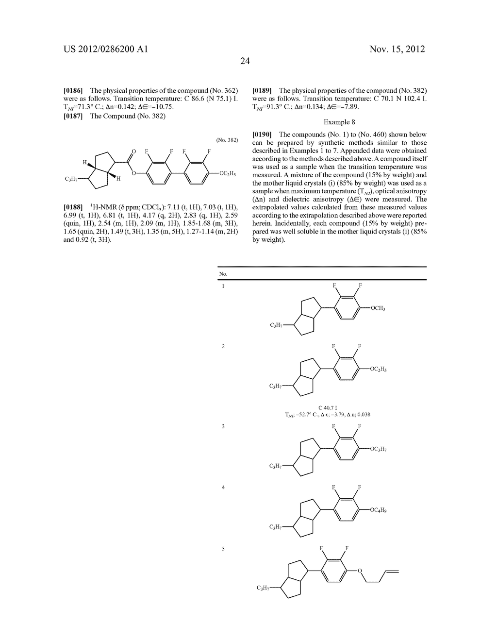 COMPOUND HAVING BICYCLO[3.3.0]OCTANE-2,6-DIYL, LIQUID CRYSTAL COMPOSITION     AND LIQUID CRYSTAL DISPLAY DEVICE - diagram, schematic, and image 25