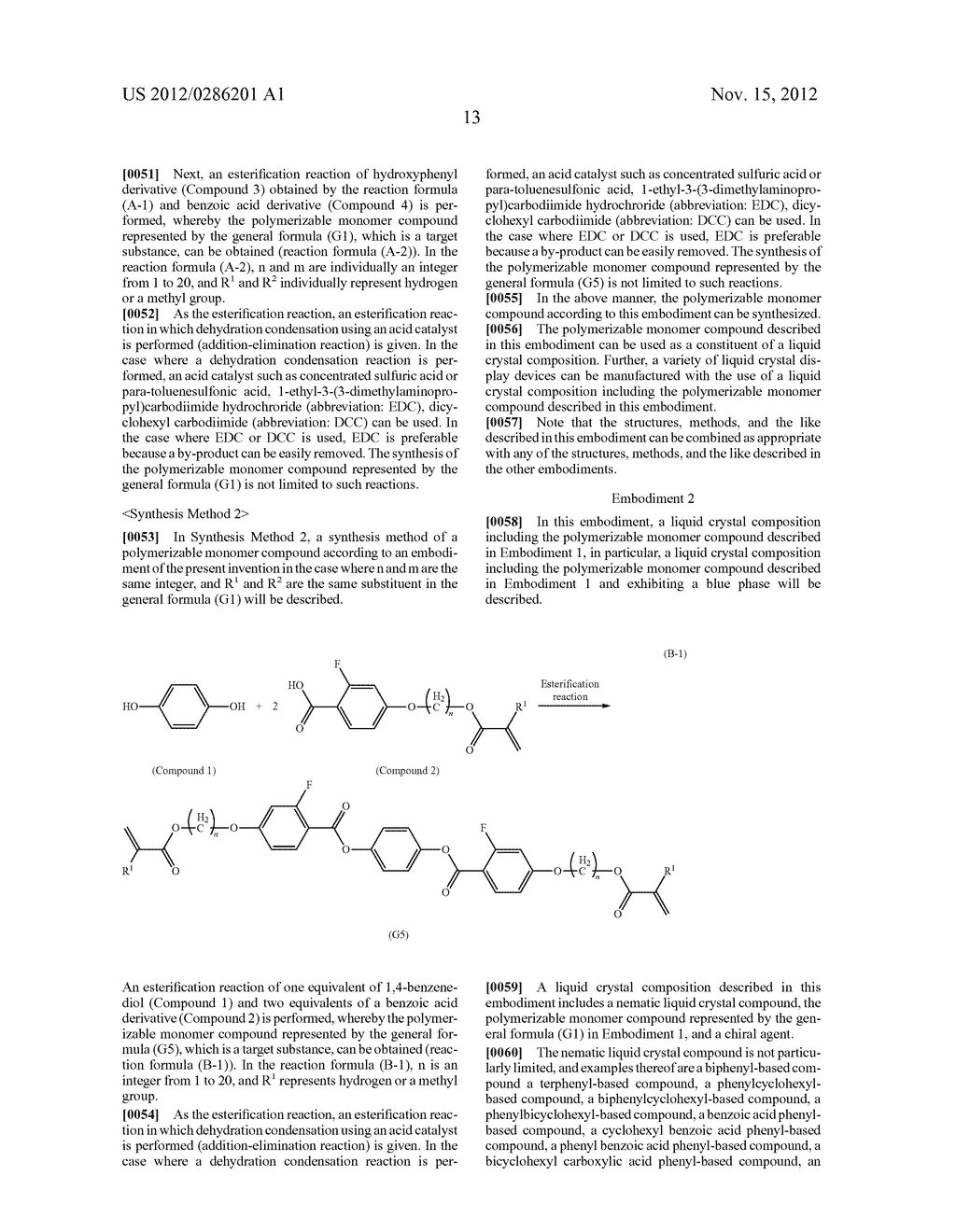 POLYMERIZABLE MONOMER COMPUND, LIQUID CRYSTAL COMPOSITION, AND LIQUID     CRYSTAL DISPLAY DEVICE - diagram, schematic, and image 22