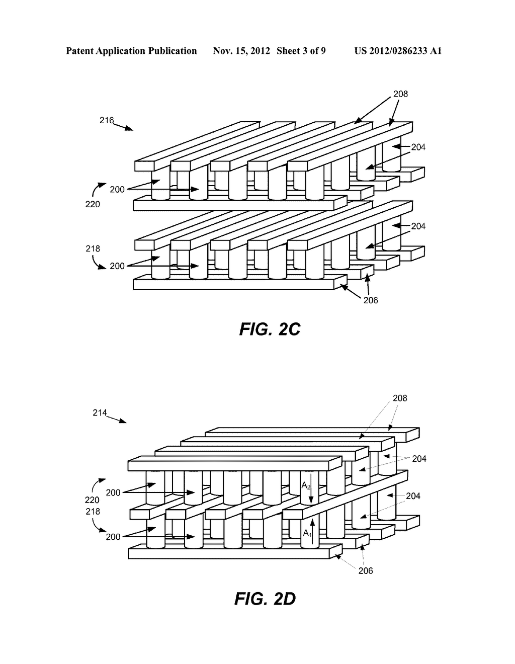 MEMORY CELL THAT EMPLOYS A SELECTIVELY DEPOSITED REVERSIBLE     RESISTANCE-SWITCHING ELEMENT AND METHODS OF FORMING THE SAME - diagram, schematic, and image 04