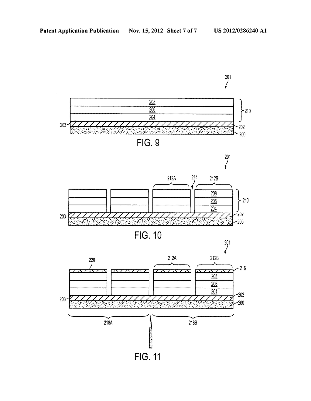 Methods of Fabricating Light Emitting Diode Packages - diagram, schematic, and image 08