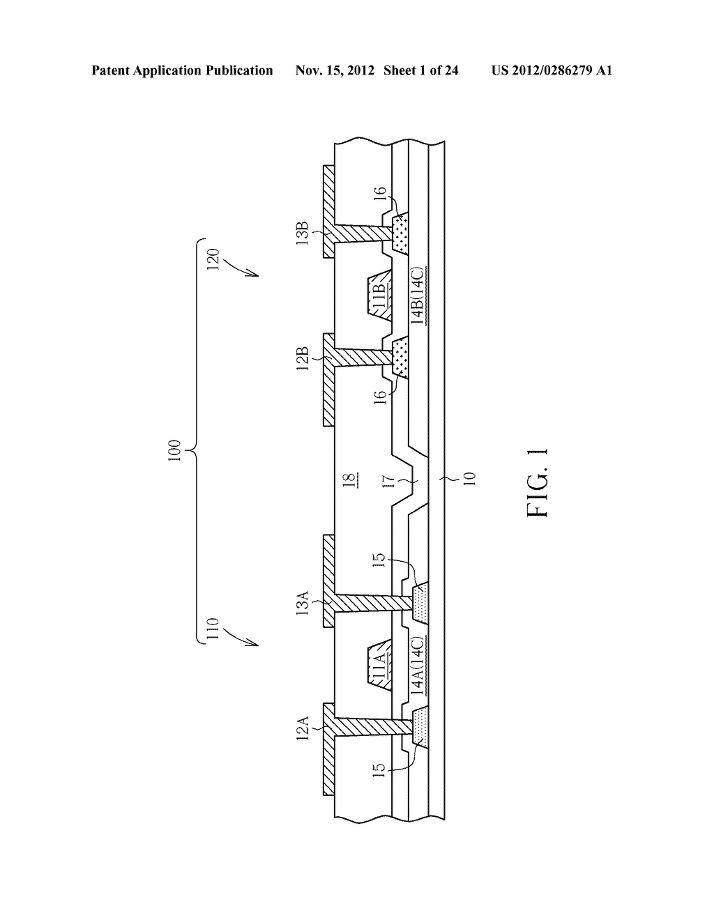 THIN FILM TRANSISTOR DEVICE AND MANUFACTURING METHOD THEREOF - diagram, schematic, and image 02