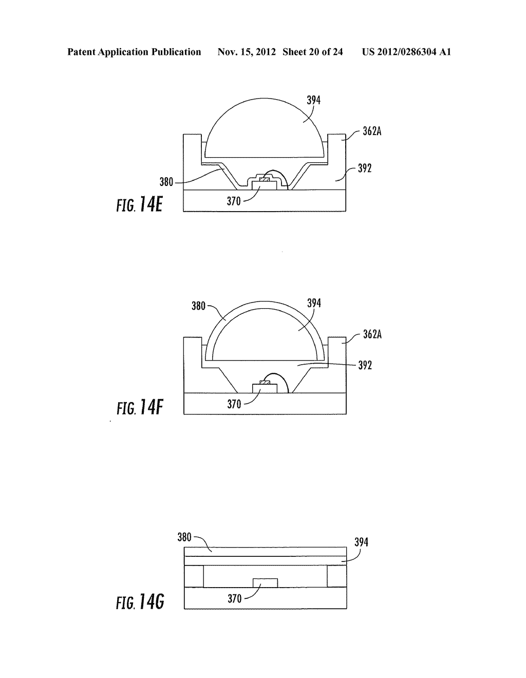 Recipient Luminophoric Mediums Having Narrow Spectrum Luminescent     Materials and Related Semiconductor Light Emitting Devices and Methods - diagram, schematic, and image 21