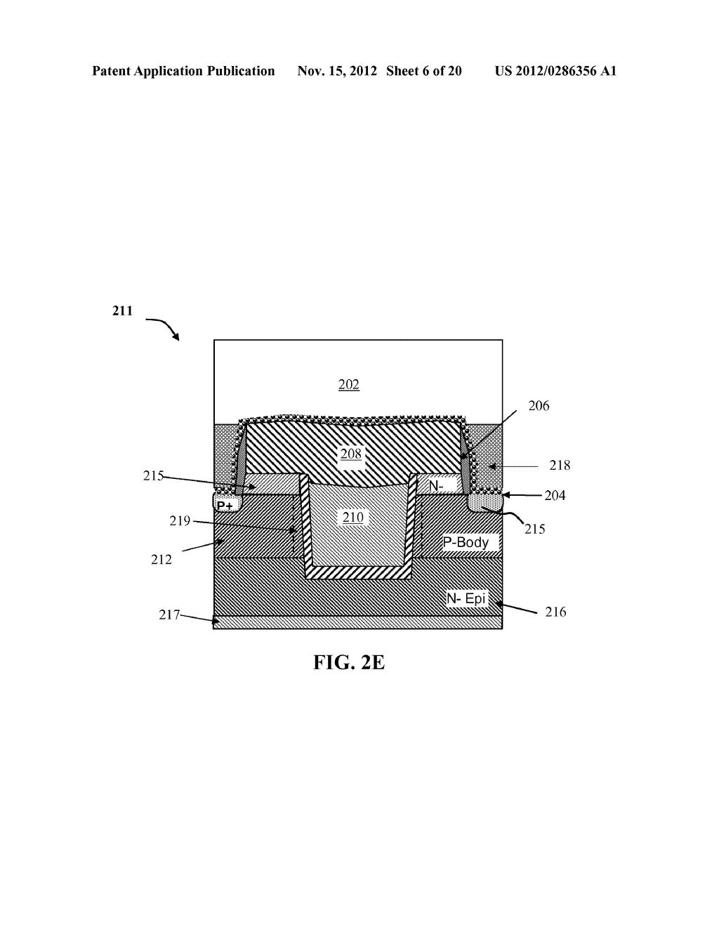 SOURCE AND BODY CONTACT STRUCTURE FOR TRENCH-DMOS DEVICES USING     POLYSILICON - diagram, schematic, and image 07