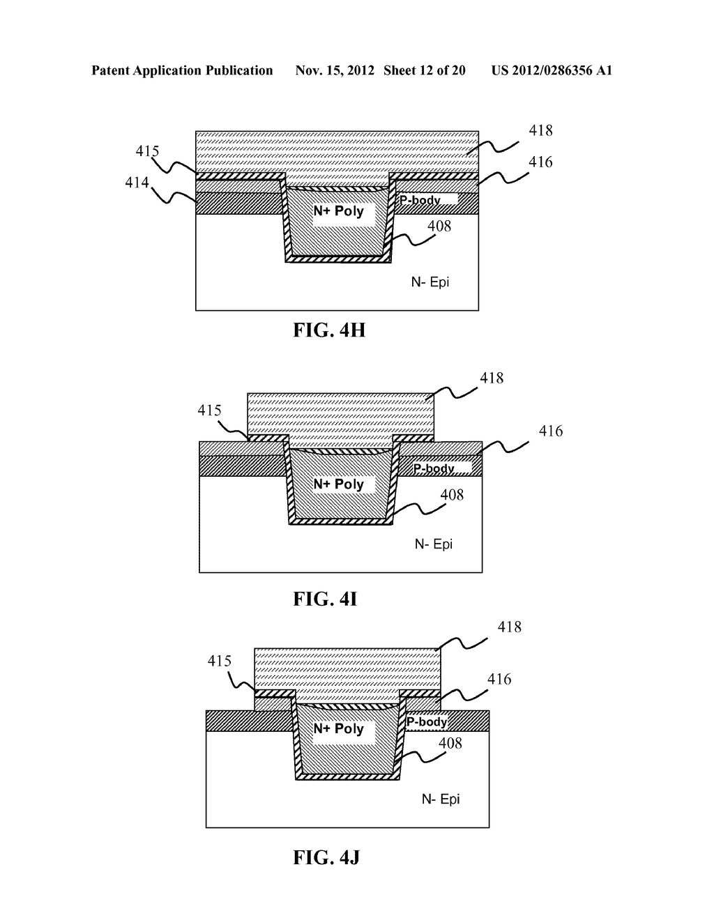 SOURCE AND BODY CONTACT STRUCTURE FOR TRENCH-DMOS DEVICES USING     POLYSILICON - diagram, schematic, and image 13