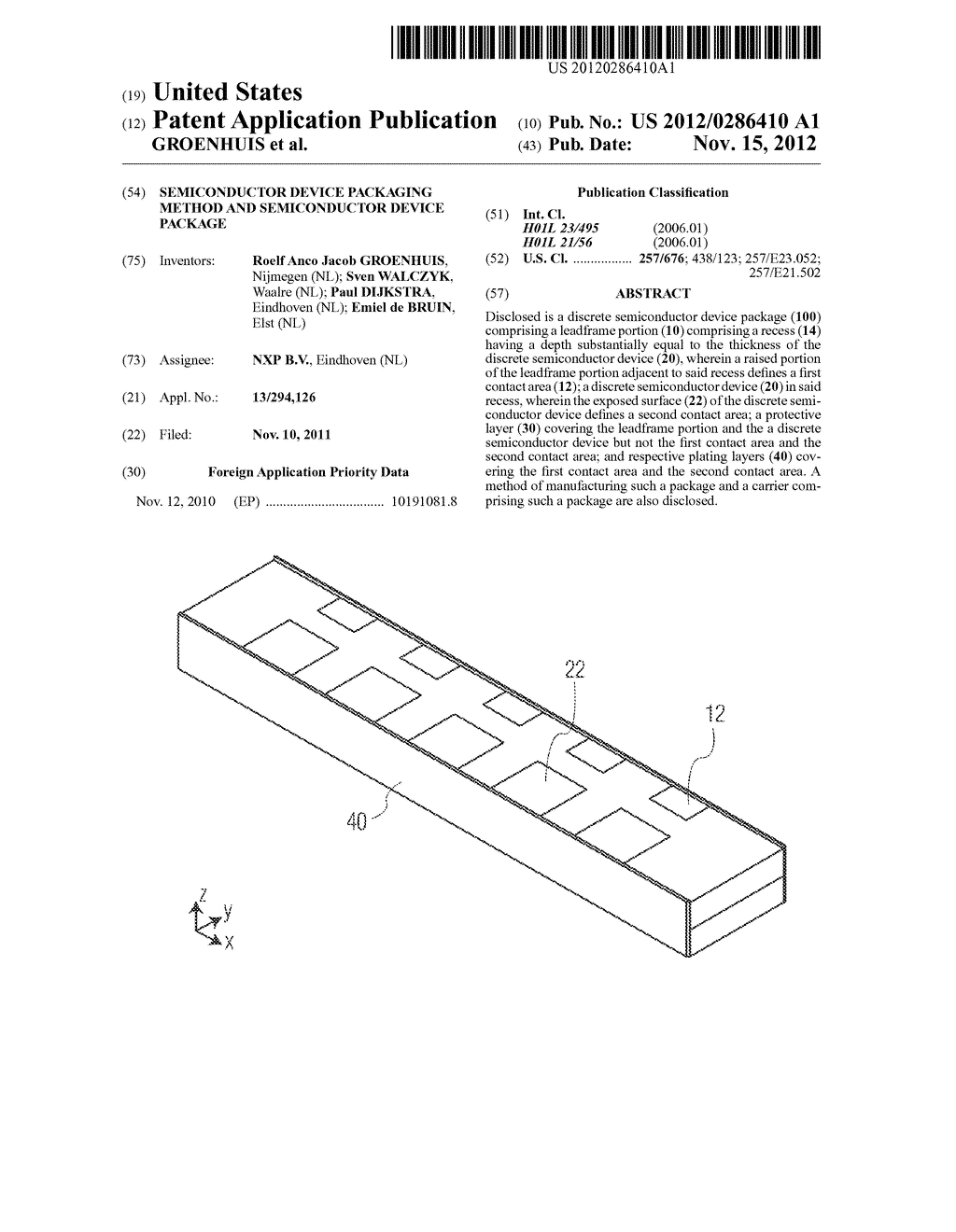 SEMICONDUCTOR DEVICE PACKAGING METHOD AND SEMICONDUCTOR DEVICE PACKAGE - diagram, schematic, and image 01