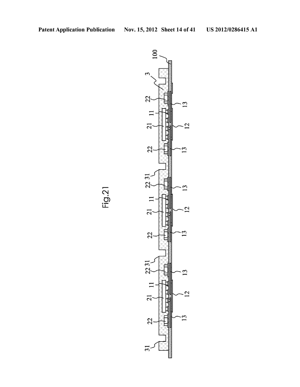 METHOD OF PRODUCING SEMICONDUCTOR MODULE AND SEMICONDUCTOR MODULE - diagram, schematic, and image 15