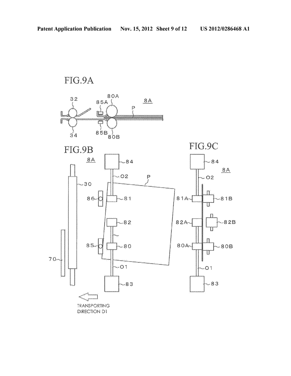 TRANSPORTING DEVICE AND IMAGE FORMING APPARATUS USING THE SAME - diagram, schematic, and image 10