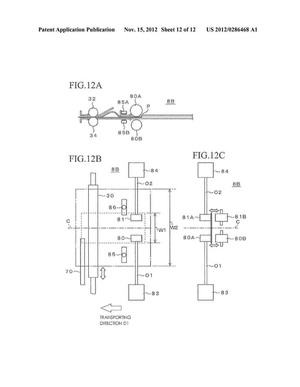 TRANSPORTING DEVICE AND IMAGE FORMING APPARATUS USING THE SAME - diagram, schematic, and image 13