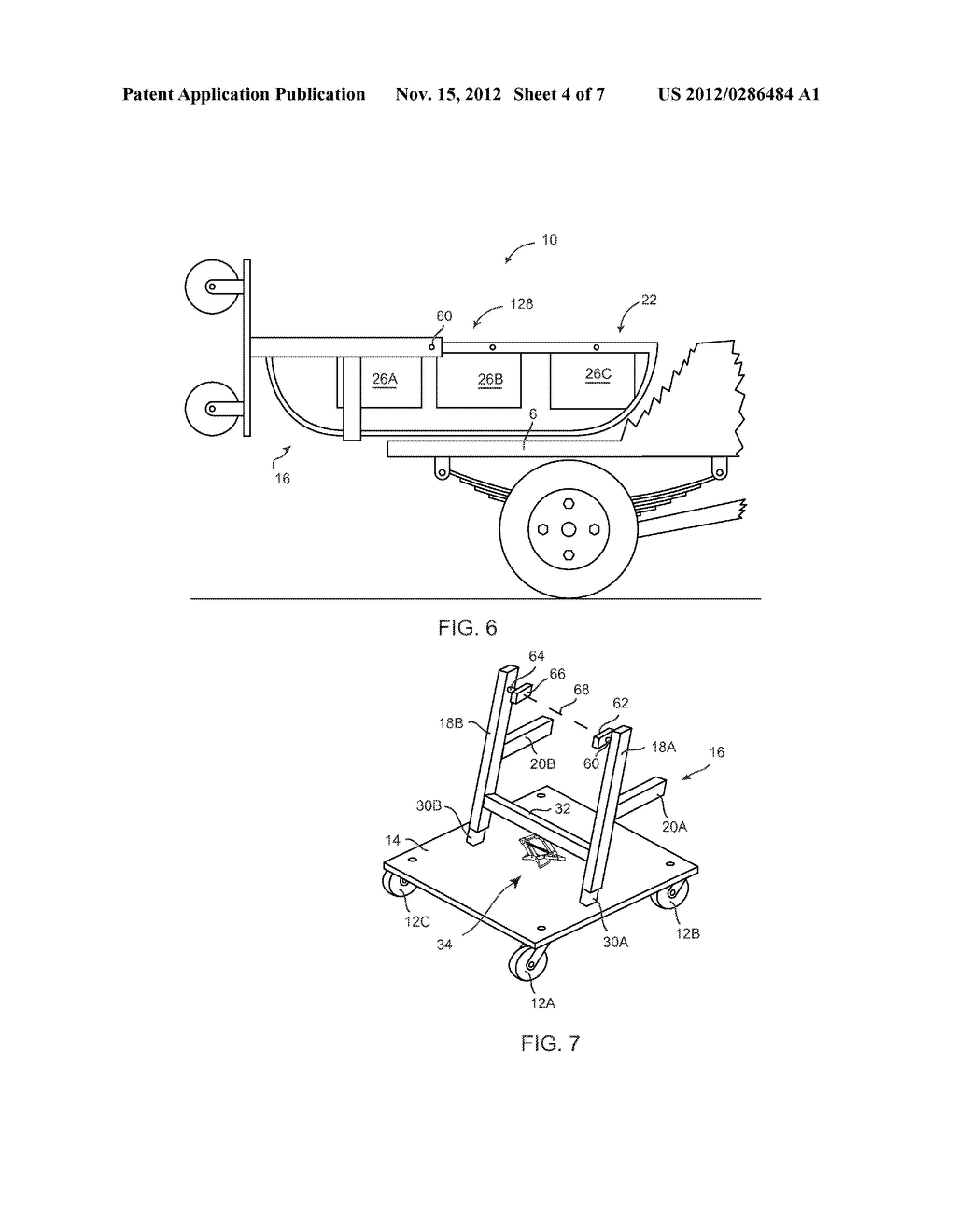 WHEELED CART SLIDABLE ONTO HORIZONTAL SURFACE - diagram, schematic, and image 05