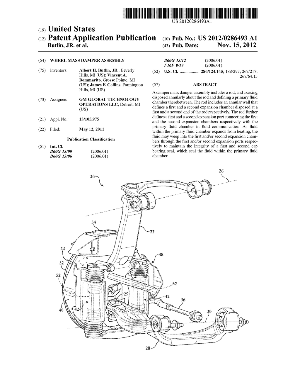 WHEEL MASS DAMPER ASSEMBLY - diagram, schematic, and image 01