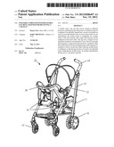 FOLDABLE STROLLER WITH ROTATABLE LEG REST ADAPTED FOR RECEIVING A CAR SEAT diagram and image