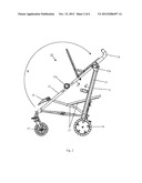 FOLDABLE STROLLER WITH ROTATABLE LEG REST ADAPTED FOR RECEIVING A CAR SEAT diagram and image