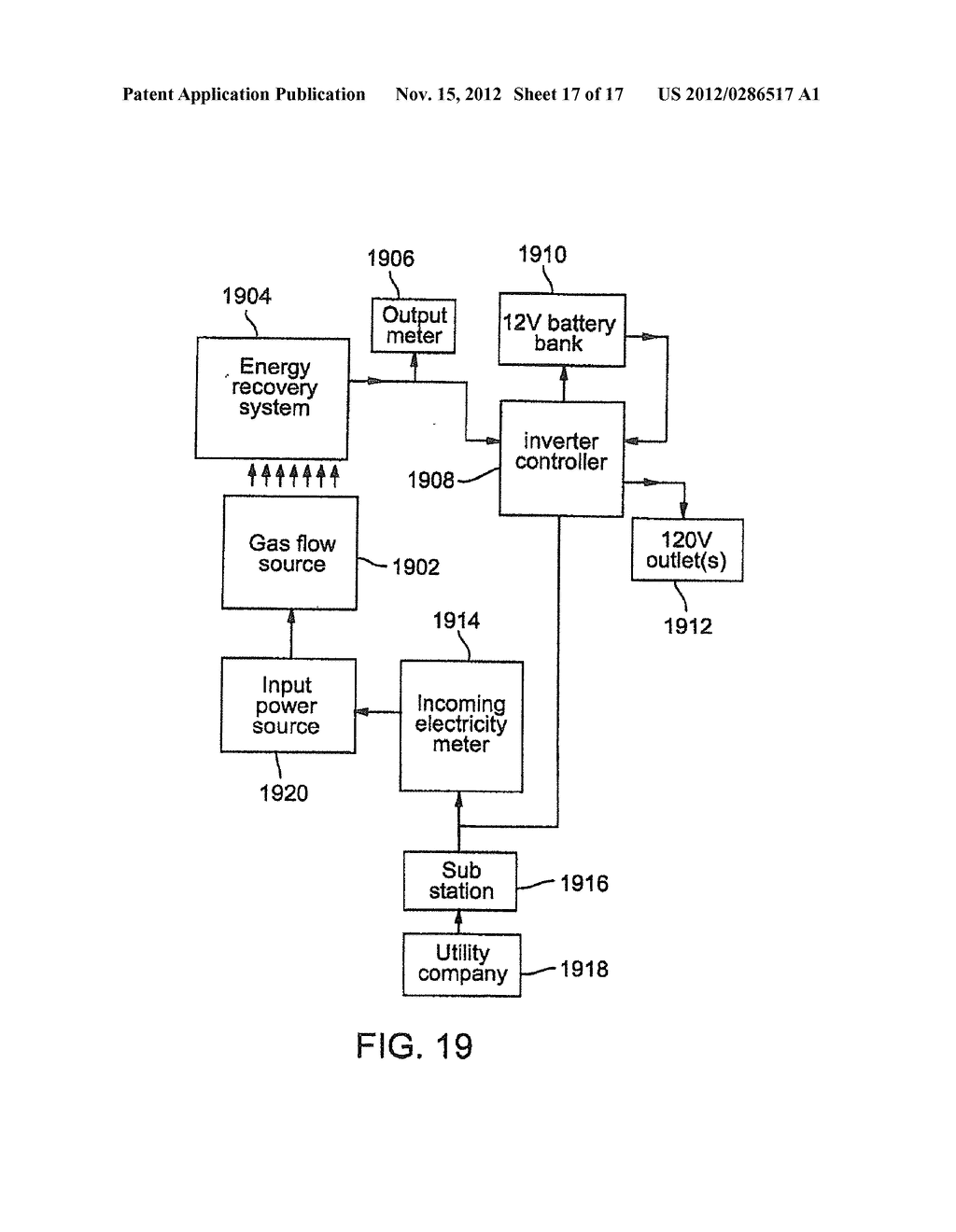 ENERGY RECOVERY SYSTEM AND METHOD FOR EXHAUST ENERGY CAPTURE AND     ELECTRICAL GENERATION - diagram, schematic, and image 18