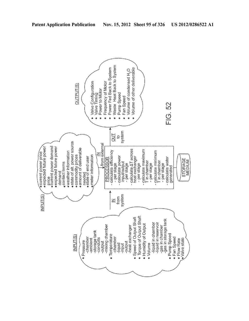 COMPRESSED AIR ENERGY STORAGE SYSTEM UTILIZING TWO-PHASE FLOW TO     FACILITATE HEAT EXCHANGE - diagram, schematic, and image 96