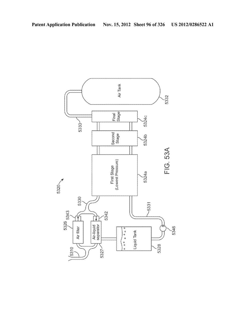 COMPRESSED AIR ENERGY STORAGE SYSTEM UTILIZING TWO-PHASE FLOW TO     FACILITATE HEAT EXCHANGE - diagram, schematic, and image 97