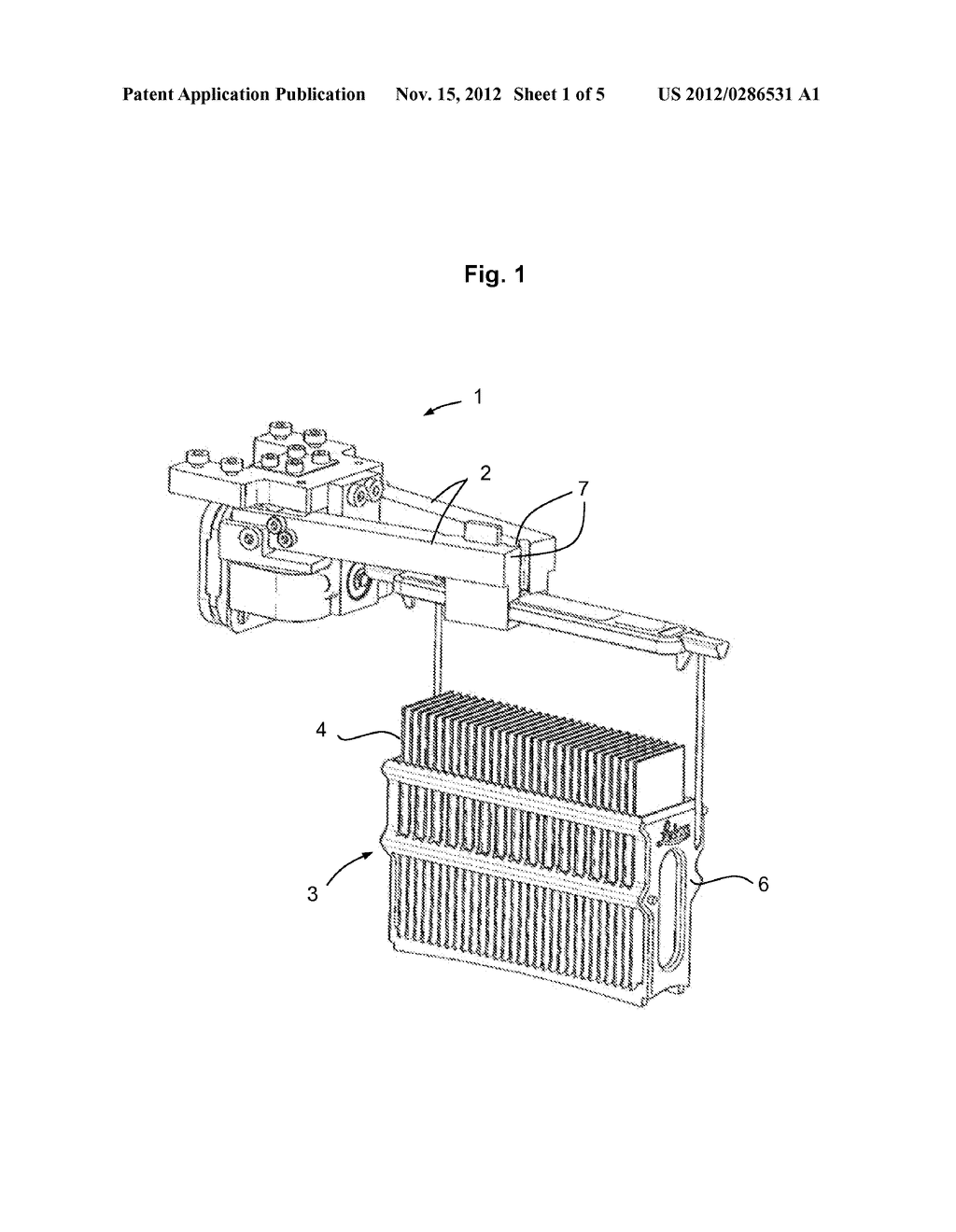 GRIPPER DEVICE FOR TRANSPORTING RACKS - diagram, schematic, and image 02