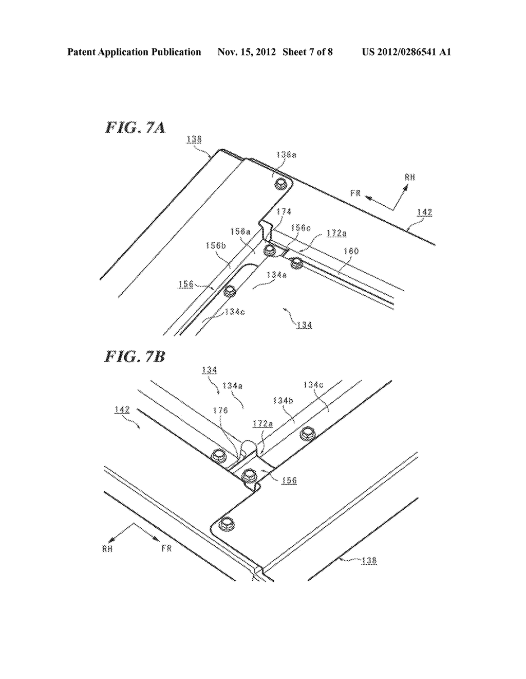 Protective structure for vehicle electrical components - diagram, schematic, and image 08