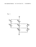 SERIES-PARALLEL RECONFIGURABLE CELL VOLTAGE EQUALIZATION CIRCUIT DESIGNED     USING MOSFET AS SWITCHES THEREOF, AND DRIVER CIRCUIT THEREOF diagram and image