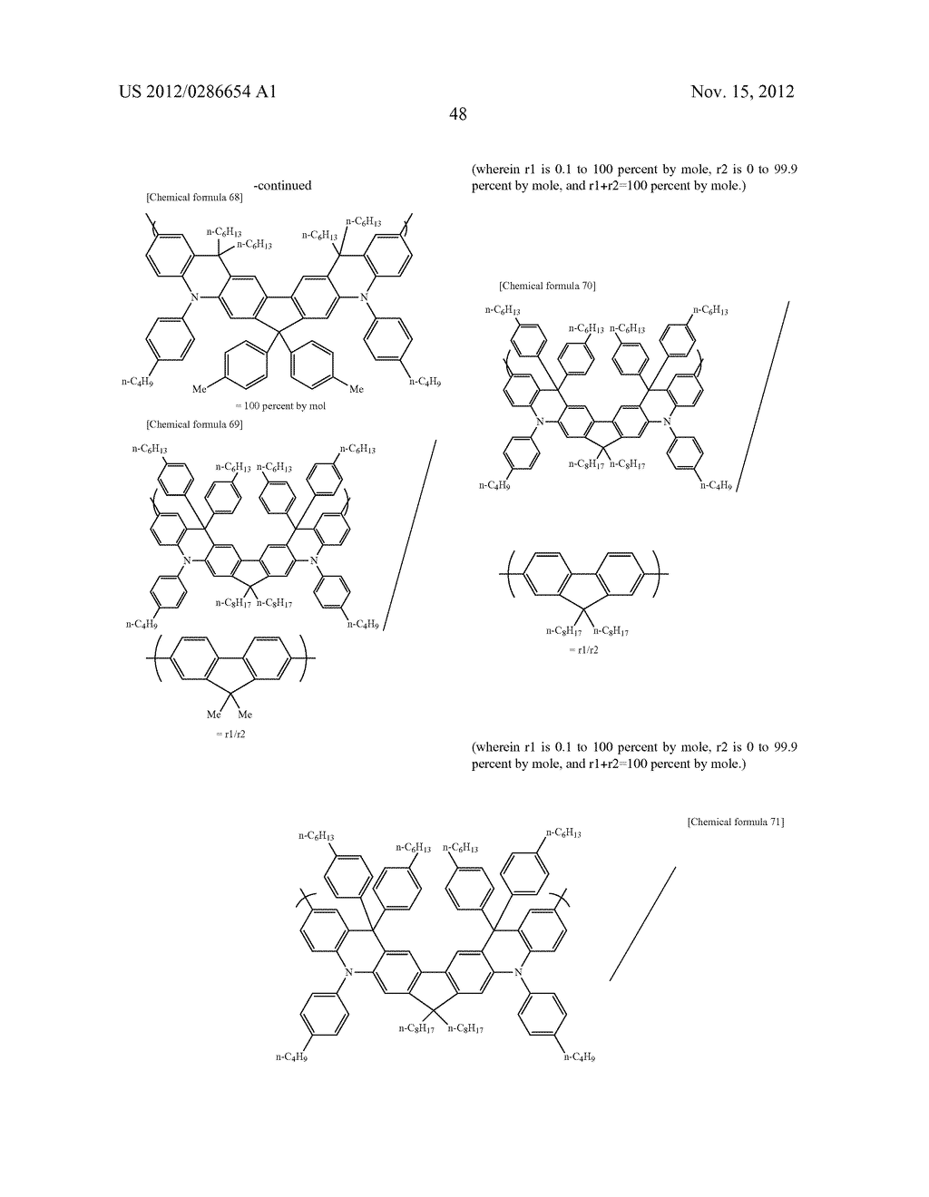 COMPOUND AND ORGANIC ELECTROLUMINESCENT ELEMENT USING THE SAME - diagram, schematic, and image 49