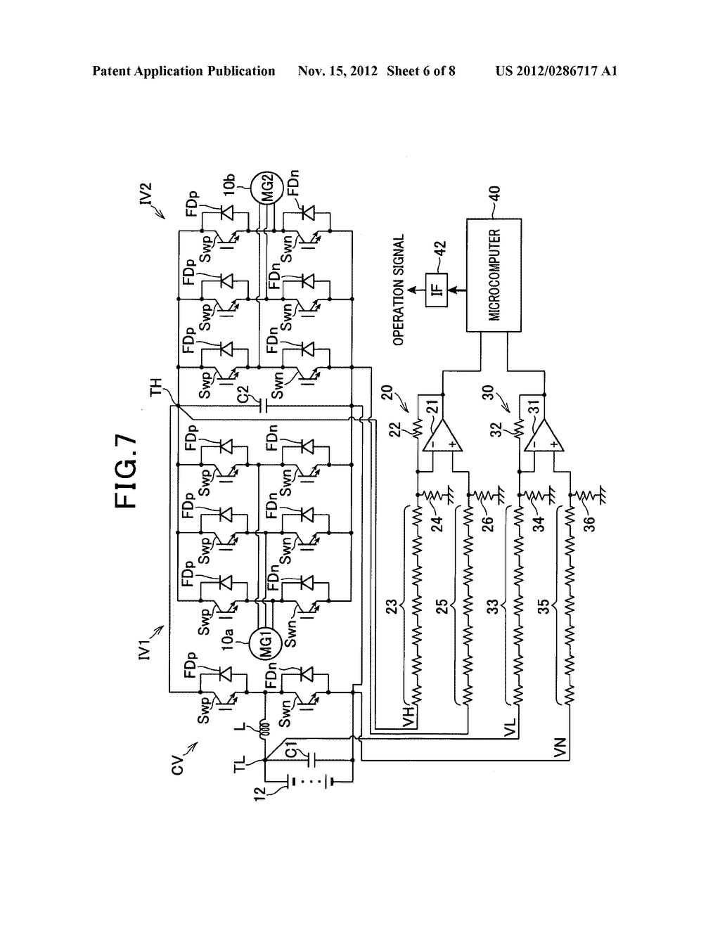 POWER CONVERSION APPARATUS PROVIDED WITH SUBSTRATE HAVING INSULATING AREA - diagram, schematic, and image 07